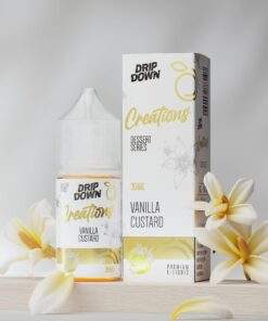 Drip Down Creation Dessert Series Nic Salt Vanilla Custard in Pakistan