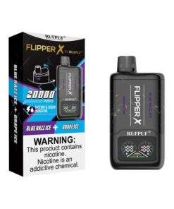 Flipper X by Rufpuf Disposable Grape Ice + Blue razz Ice Price in Pakistan
