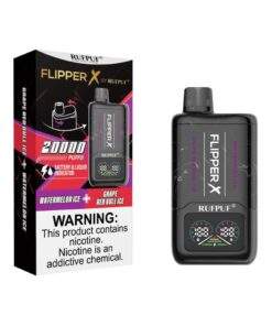 Flipper X by Rufpuf Disposable Grape Red Bull Ice + Watermelon Ice Price in Pakistan