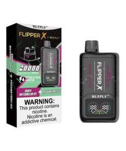 Flipper X by Rufpuf Disposable Passion Fruit Ice + Grape Watermelon Ice Price in Pakistan