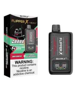 Flipper X by Rufpuf Disposable Strawberry Watermelon Kiwi Ice + Grape Cherry Ice Price in Pakistan