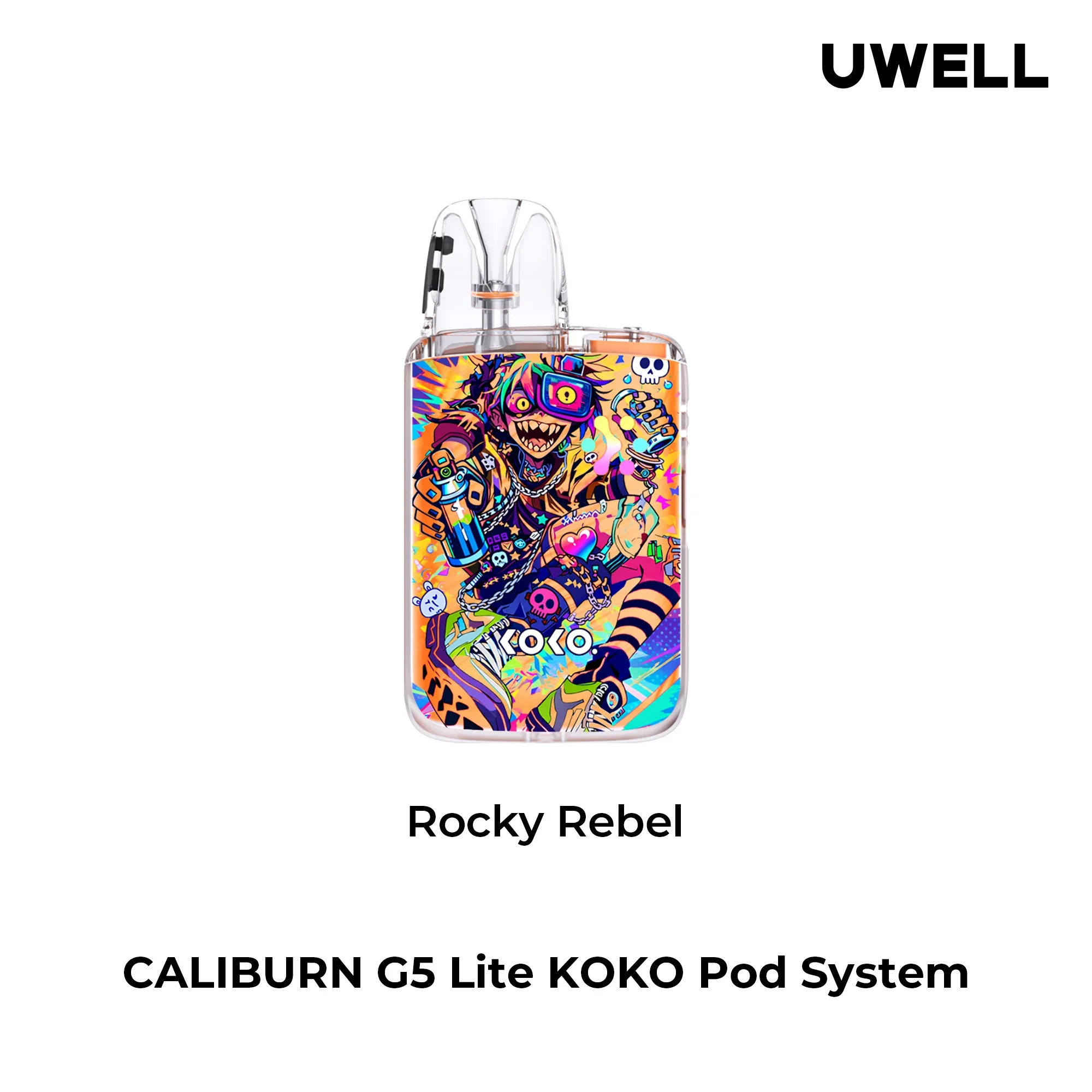 Uwell Caliburn G5 Lite Koko Pod System Kit Rocky Rebel now in Pakistan