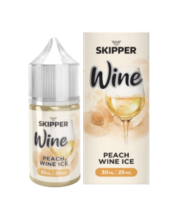 Skipper Nic Salt Peach Wine Ice now available in Pakistan