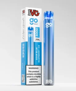 IVG Go Max Disposable Vape Sour Blue Raspberry Ice now in Pakistan